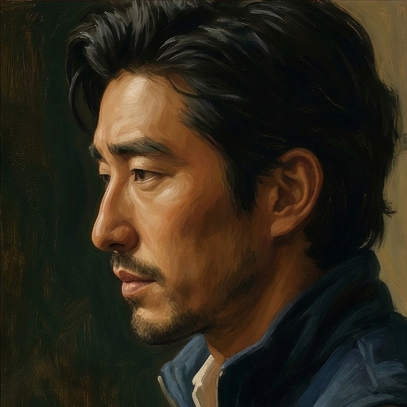Brian Lau - Character Concept for Andrew Koji, Will Sharpe or Steven Yeun casting archetype