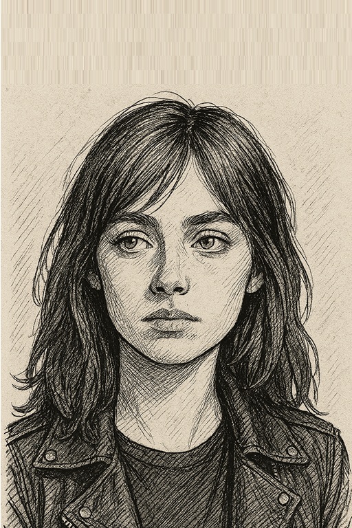 Leah - Character Concept for Maya Hawke casting archetype